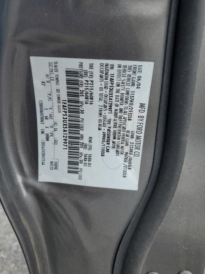 1FAFP53UX5A129971 2005 Ford Taurus Se