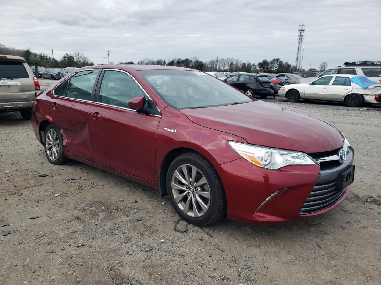 Lot #2838335289 2017 TOYOTA CAMRY HYBR