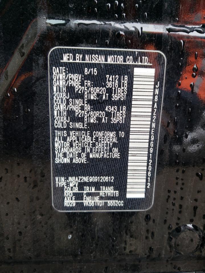 jn8az2ne9g9120612 JN8AZ2NE9G9120612 2016 Infiniti Qx80
