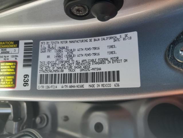 2018 Toyota Tacoma Double Cab VIN: 3TMAZ5CN0JM056100 Lot: 46949684