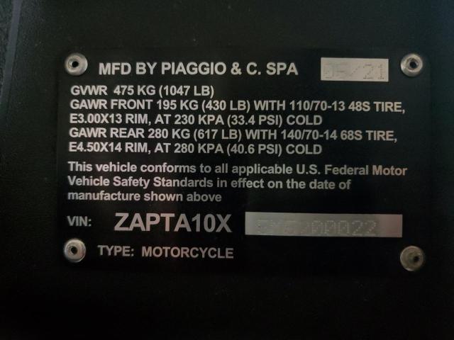 2021 PIAGGIO MP3 500 - ZAPTA10X5M5200022
