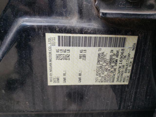 2011 Nissan Altima Base VIN: 1N4AL2AP7BC169068 Lot: 47186974