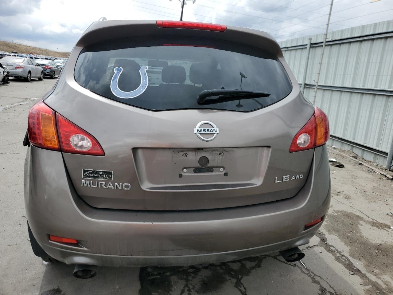 JN8AZ18W59W136843 2009 Nissan Murano S