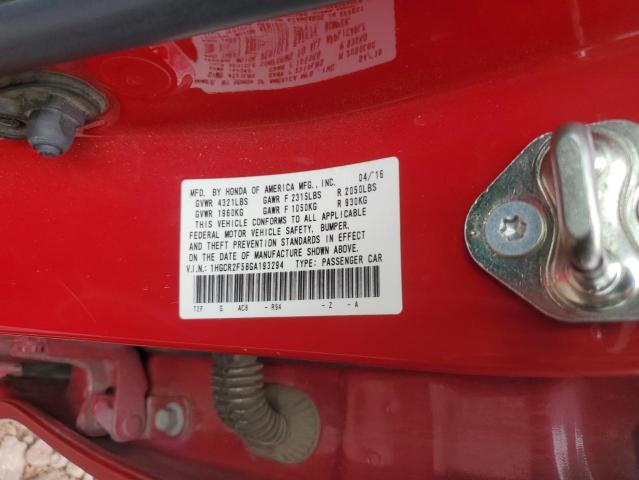 2016 HONDA ACCORD SPO - 1HGCR2F58GA193294