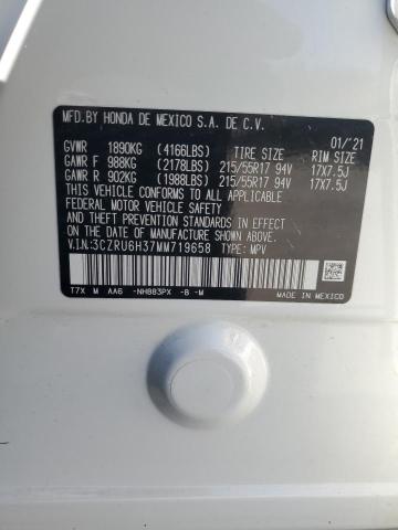 2021 HONDA HR-V 3CZRU6H37MM719658