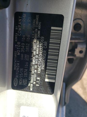 2017 Hyundai Accent Se VIN: KMHCT5AE0HU323069 Lot: 45177644