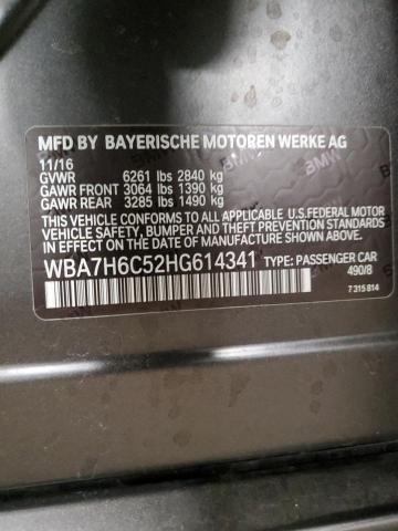 2017 BMW M760 XI WBA7H6C52HG614341