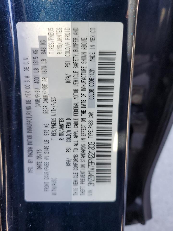 3MZBM1W79FM221803 2015 Mazda 3 Grand Touring