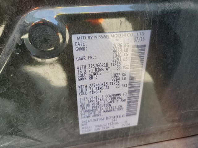 2016 Nissan Rogue S VIN: 5N1AT2MT9GC879966 Lot: 46493004