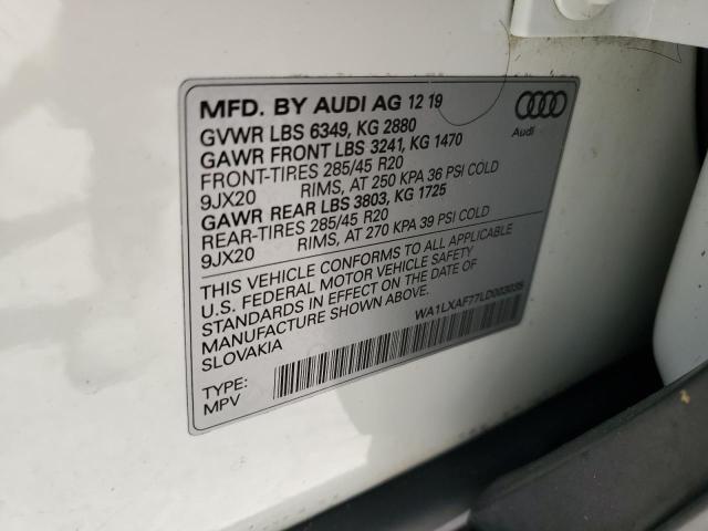 VIN WA1LXAF77LD003035 2020 Audi Q7, Premium Plus no.13