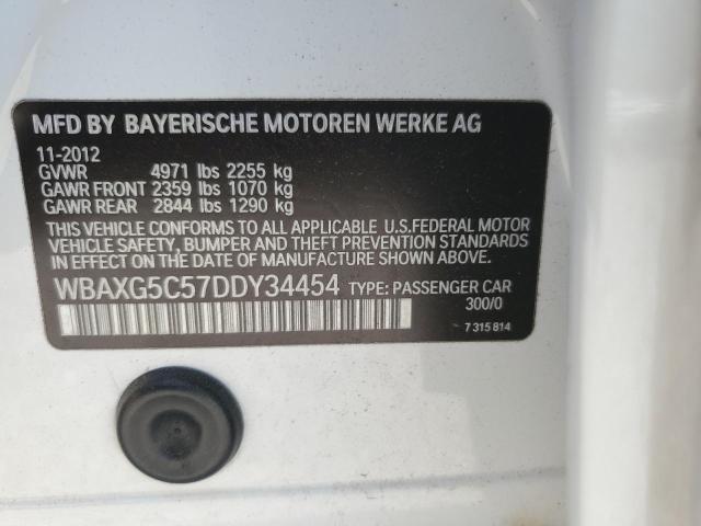 VIN WBAXG5C57DDY34454 2013 BMW 5 Series, 528 I no.12