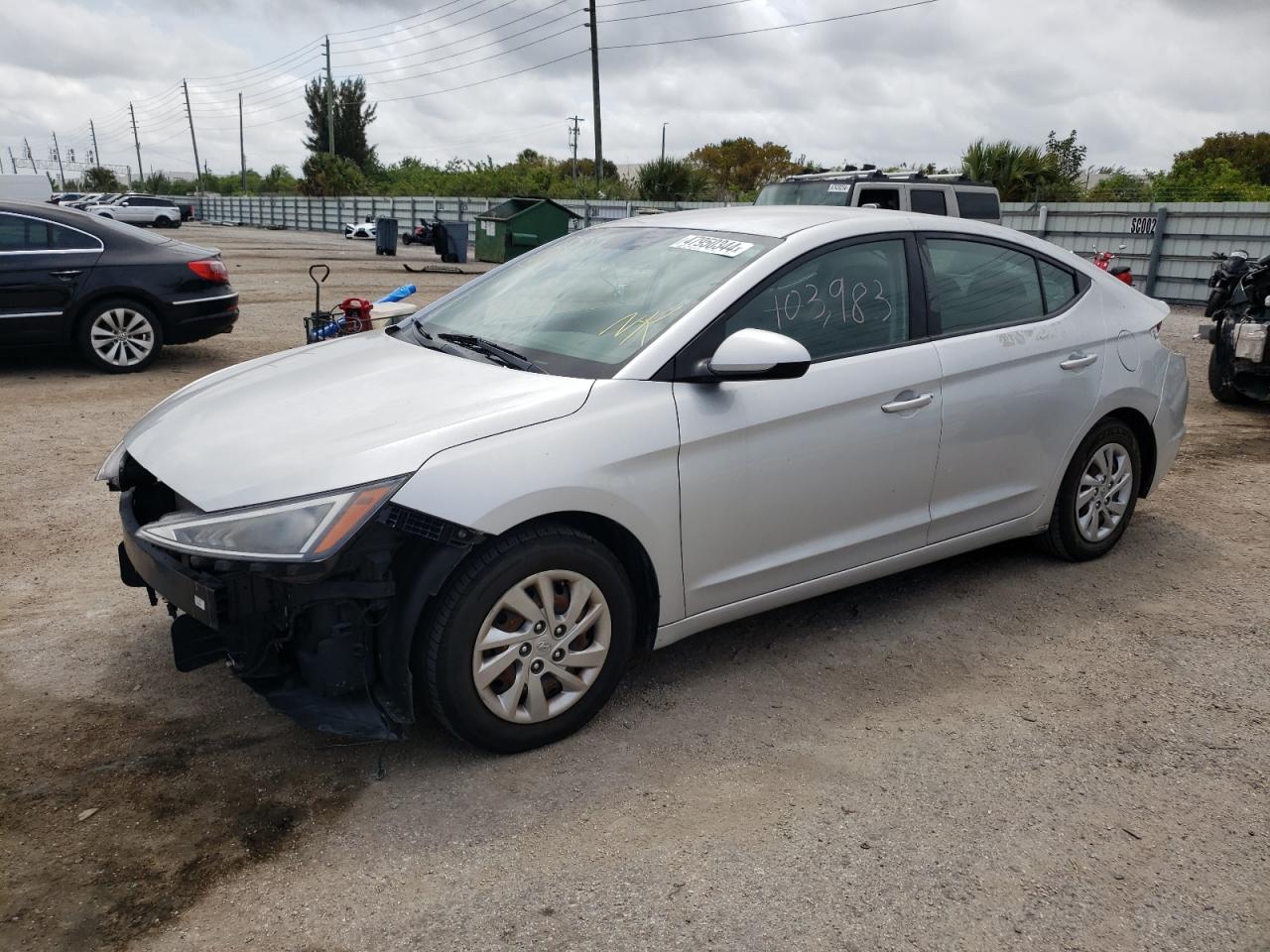 KMHD74LF8KU812920 2019 Hyundai Elantra Se