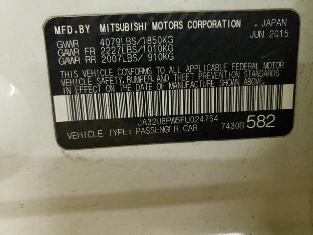 2015 MITSUBISHI LANCER GT JA32U8FW5FU024754