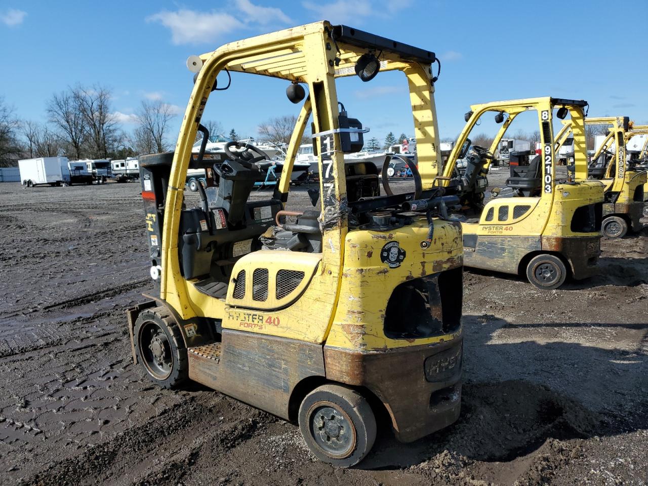 Lot #3242791952 2007 HYST FORKLIFT