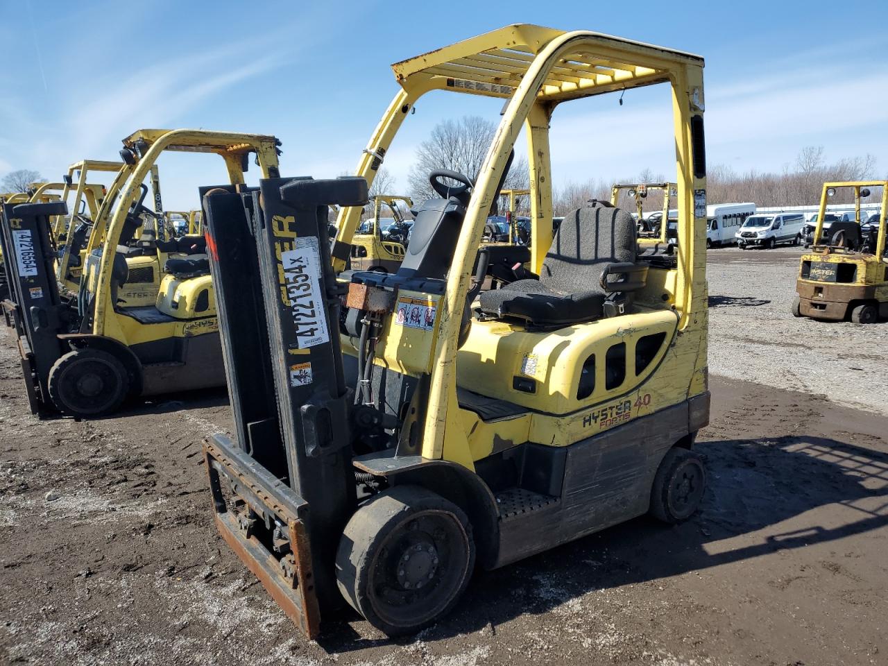 Lot #3242791950 2007 HYST FORKLIFT