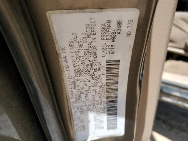 2004 Toyota Tundra Double Cab Sr5 VIN: 5TBET34134S438542 Lot: 47927134