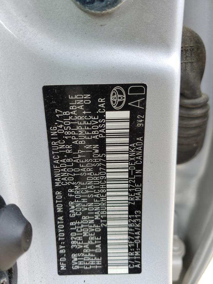 2T1BURHE8HC907775 2017 Toyota Corolla L