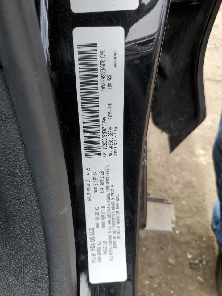 1C3CCCAB0FN711204 2015 Chrysler 200 Limited