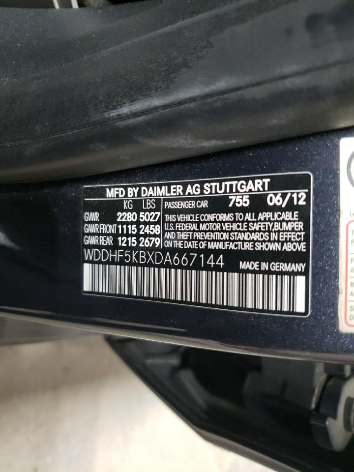 WDDHF5KBXDA667144 2013 Mercedes-Benz E 350