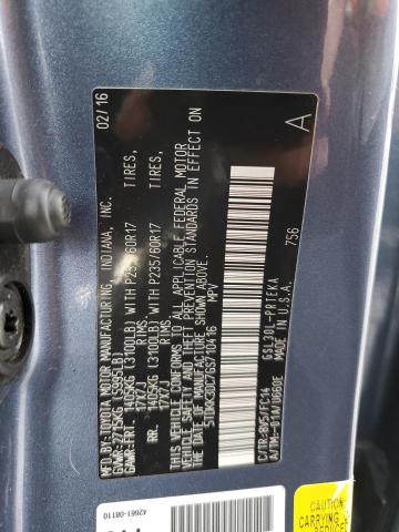 2016 TOYOTA SIENNA LE - 5TDKK3DC7GS710416