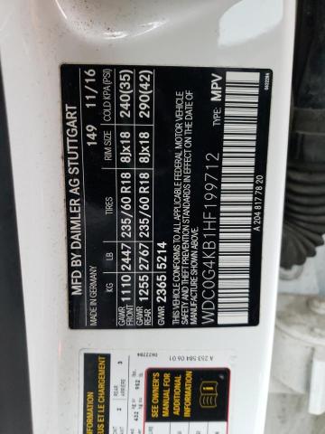 2017 MERCEDES-BENZ GLC 300 4M - WDC0G4KB1HF199712