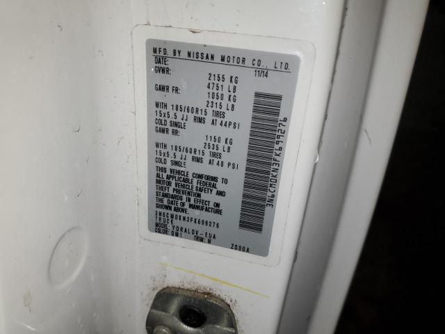 2015 NISSAN NV200 3N6CM0KN3FK699276