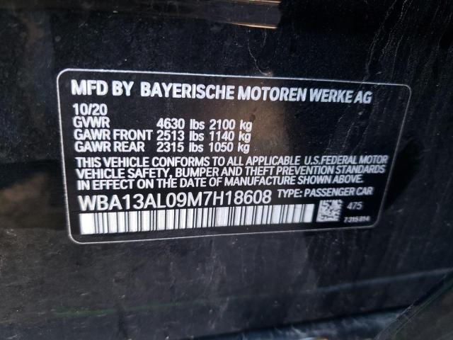 VIN WBA13AL09M7H18608 2021 BMW 2 Series, M235XI no.13