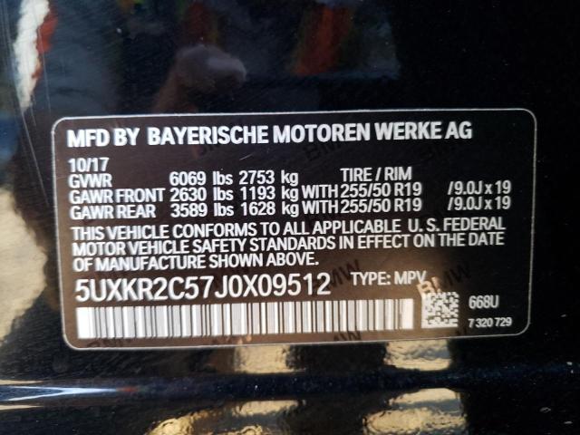 2018 BMW X5 SDRIVE3 5UXKR2C57J0X09512