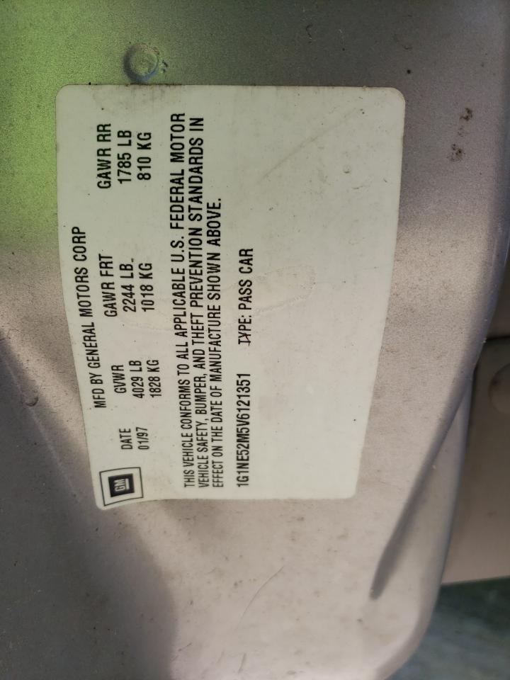 1g1ne52m5v6121351 1G1NE52M5V6121351 1997 Chevrolet Malibu Ls