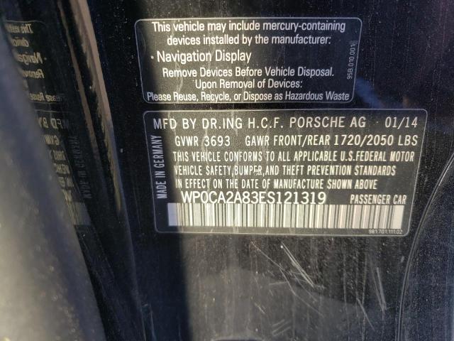 Lot #2420855355 2014 PORSCHE BOXSTER salvage car