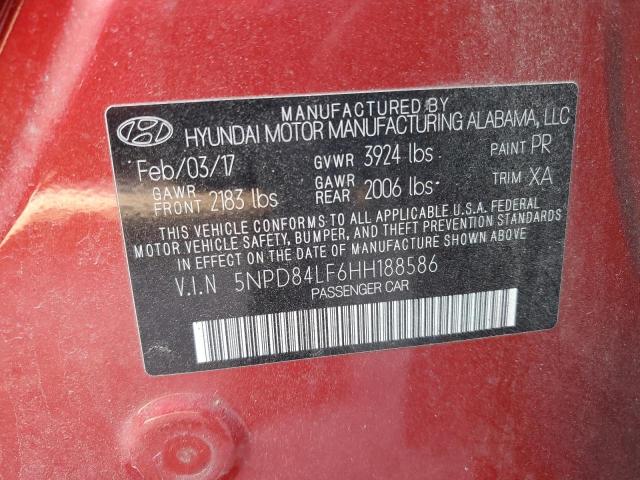 2017 HYUNDAI ELANTRA SE - 5NPD84LF6HH188586