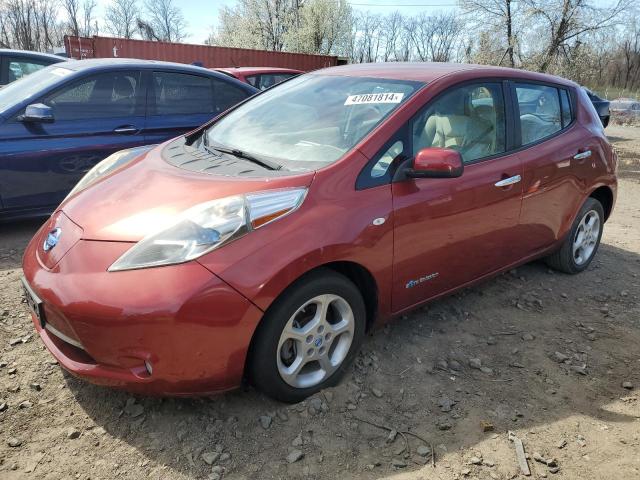 Lot #2409305100 2012 NISSAN LEAF SV salvage car