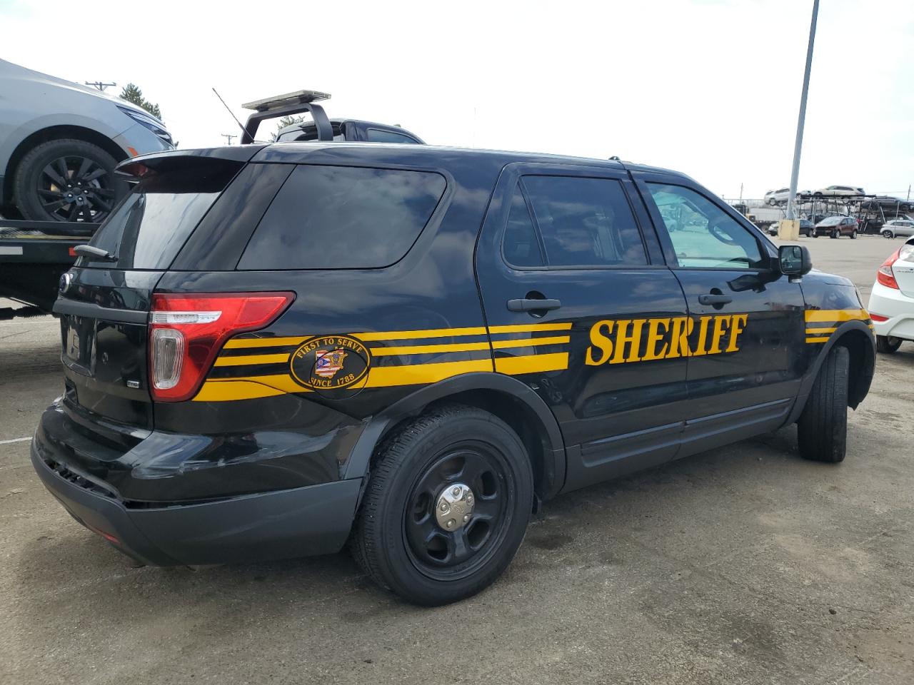 1FM5K8AR5EGC37847 2014 Ford Explorer Police Interceptor