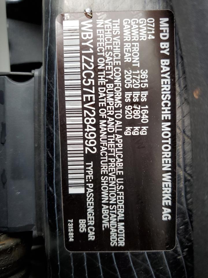 WBY1Z2C57EV284992 2014 BMW I3