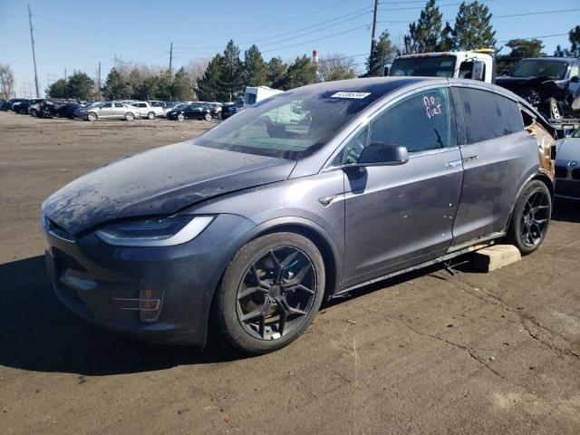 Lot #2423766370 2021 TESLA MODEL X salvage car