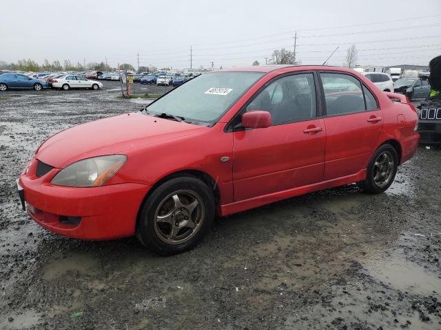 Lot #2426146111 2004 MITSUBISHI LANCER OZ salvage car