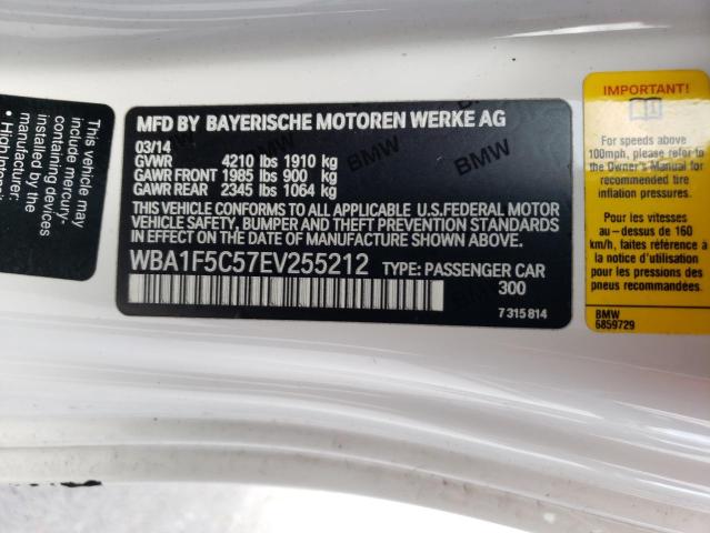 VIN WBA1F5C57EV255212 2014 BMW 2 Series, 228 I no.12