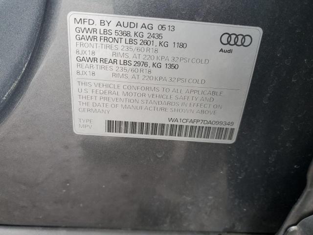 VIN WA1CFAFP7DA099349 2013 Audi Q5, Premium no.12