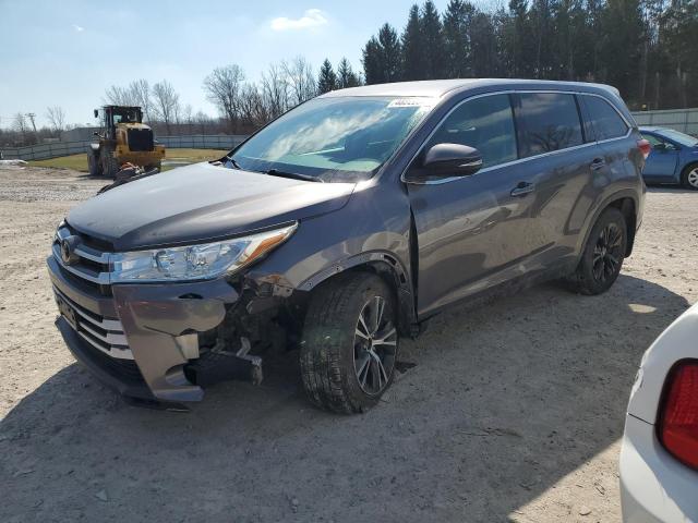 TOYOTA HIGHLANDER 2019 gray  gas 5TDBZRFH5KS722273 photo #1