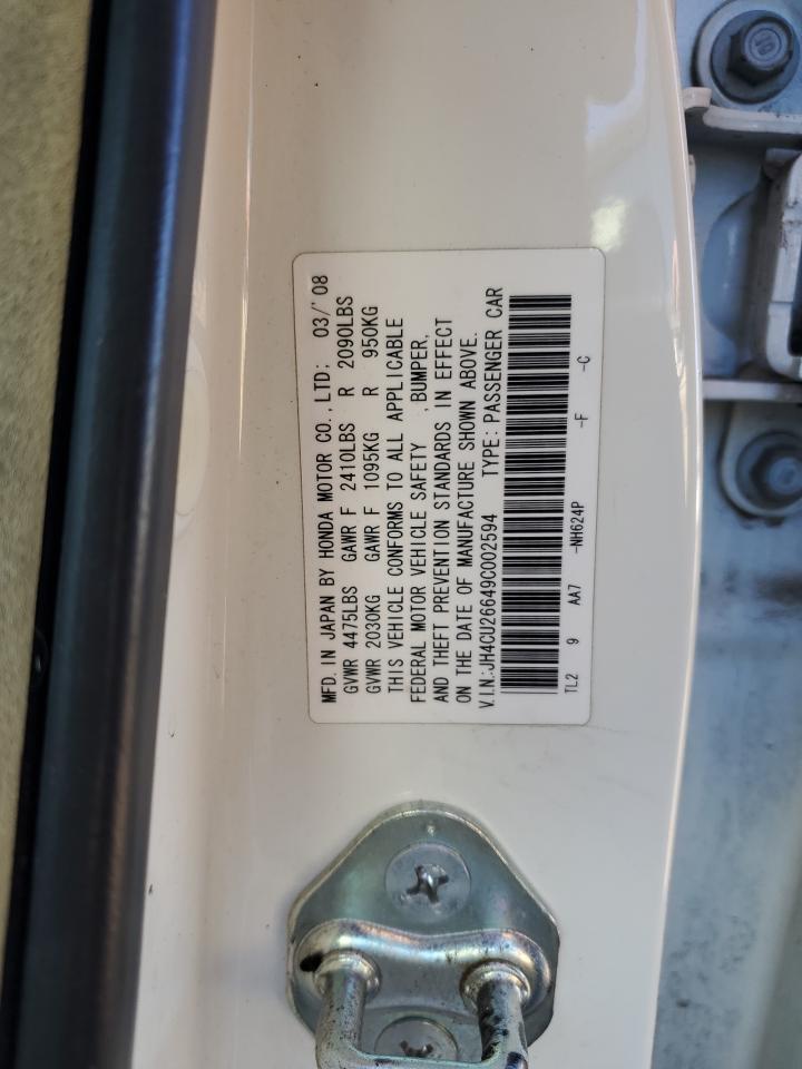 JH4CU26649C002594 2009 Acura Tsx