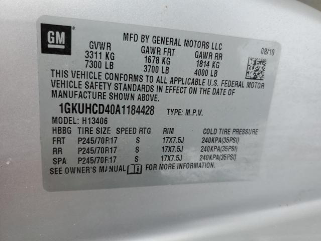 2010 GMC Savana G1500 Lt VIN: 1GKUHCD40A1184428 Lot: 47517264