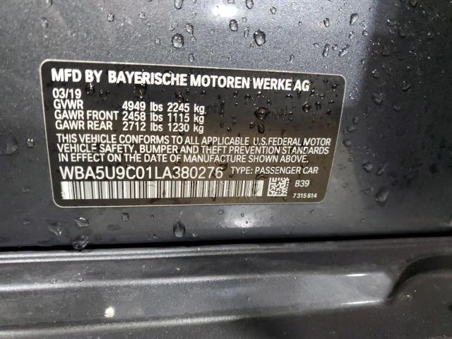 WBA5U9C01LA380276 BMW M3 40XI 12