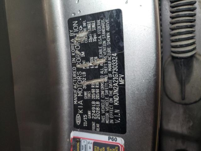 2016 Kia Soul VIN: KNDJN2A21G7303324 Lot: 45894064