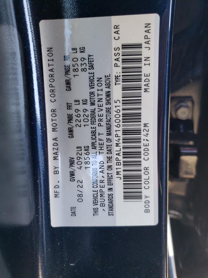 JM1BPALM4P1600615 2023 Mazda 3 Preferred