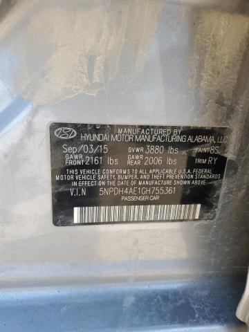 2016 HYUNDAI ELANTRA SE - 5NPDH4AE1GH755361