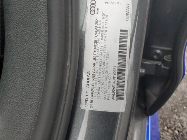 2016 AUDI S6 PREMIUM WAUF2AFC4GN180461