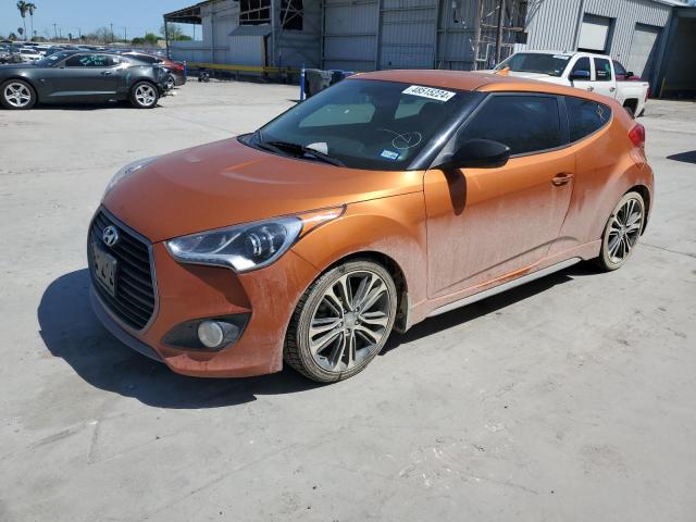 2016 Hyundai Veloster Turbo VIN: KMHTC6AE9GU279013 Lot: 48515224