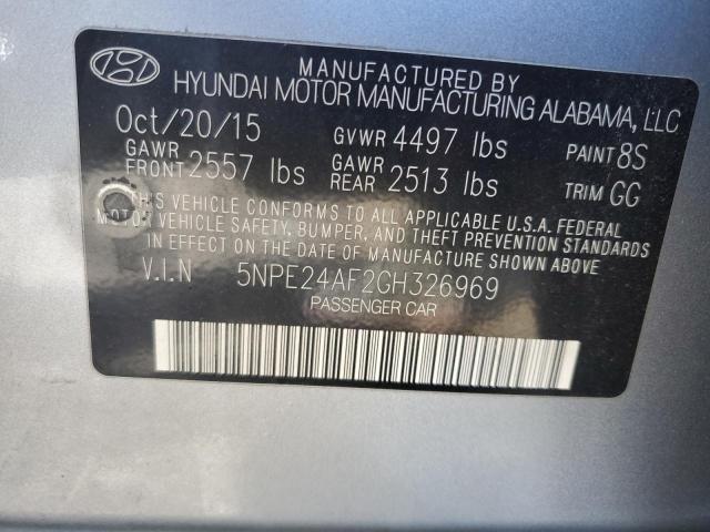 2016 HYUNDAI SONATA SE - 5NPE24AF2GH326969