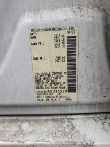 2016 NISSAN ALTIMA 2.5 - 1N4AL3AP9GC215528