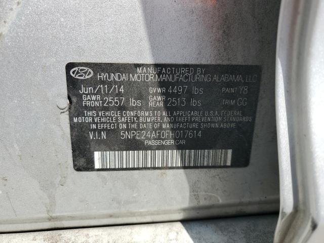 2015 HYUNDAI SONATA SE - 5NPE24AF0FH017614